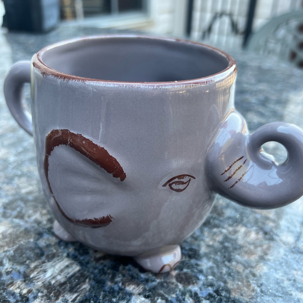 World Market ceramic coffee mug